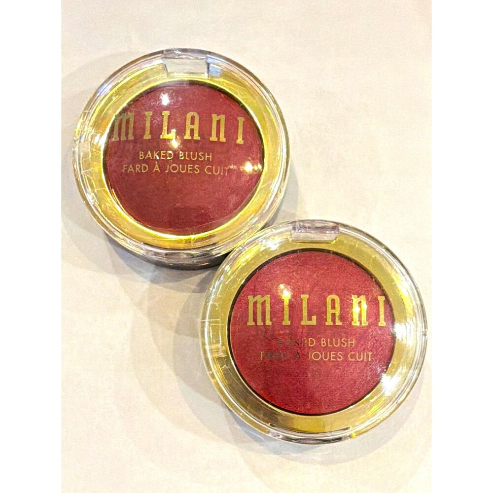 Milani Baked Blush Face Compact Single Powder Blush Makeup 19 Granita Glow NIP